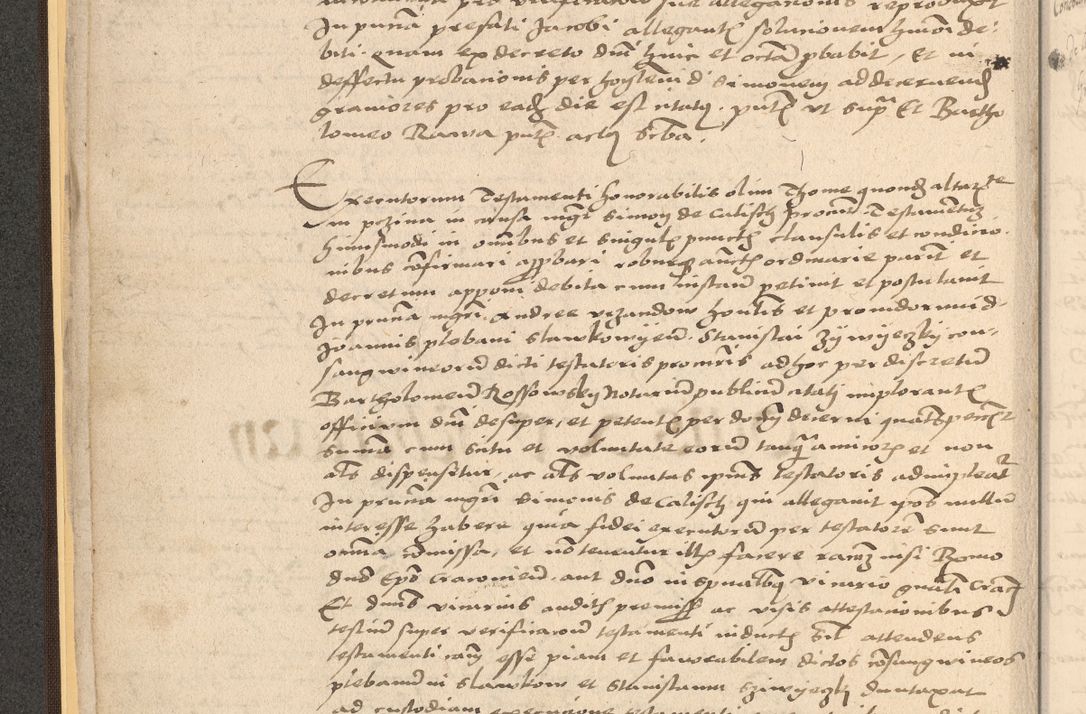 Zdjęcie nr 24 dla obiektu archiwalnego: Acta actorum coram reverendo patre domino Nicolao Bedlenski scholastico vicarioque in spiritualibus gernerali Cracoviensi ad annum Domini millesimum quingentesimum tricesimum septimum, cuius indicio est decima, pontificatus sanctissimi in Christo patris et domini nostri domini Pauli divina providencia papr tercii, anno tercio, feliciter continuantur