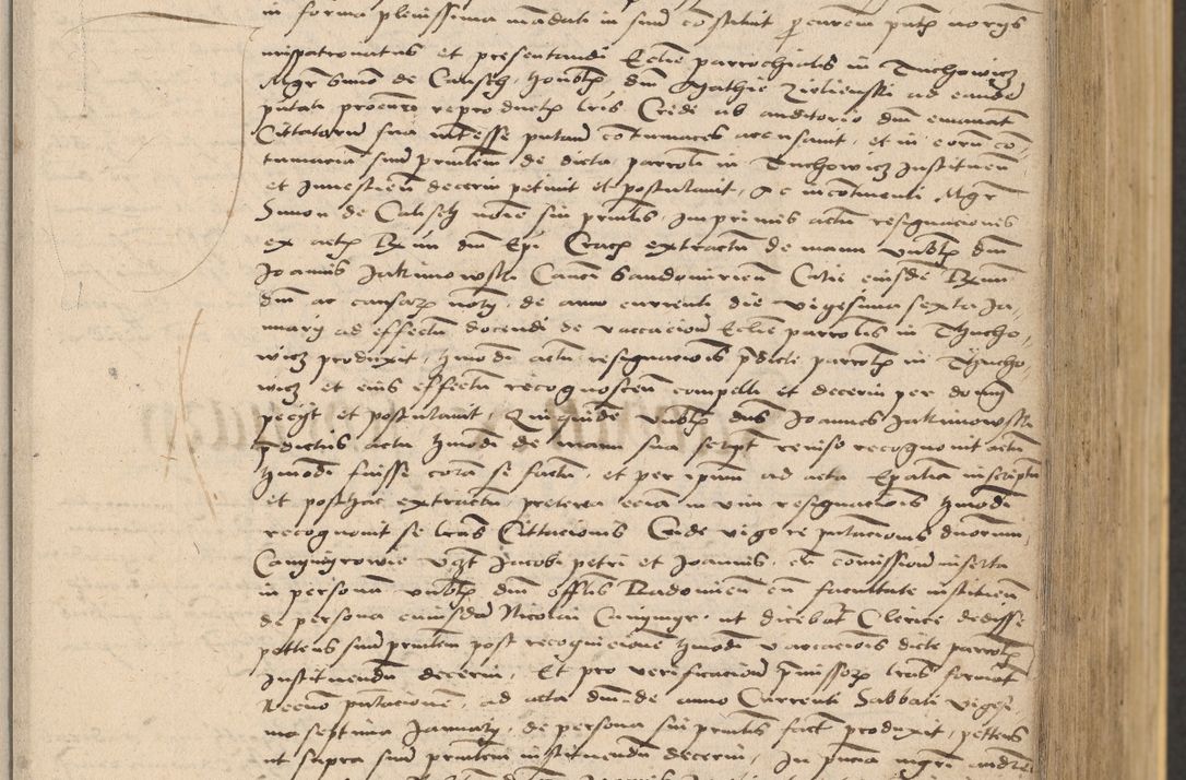 Zdjęcie nr 21 dla obiektu archiwalnego: Acta actorum coram reverendo patre domino Nicolao Bedlenski scholastico vicarioque in spiritualibus gernerali Cracoviensi ad annum Domini millesimum quingentesimum tricesimum septimum, cuius indicio est decima, pontificatus sanctissimi in Christo patris et domini nostri domini Pauli divina providencia papr tercii, anno tercio, feliciter continuantur