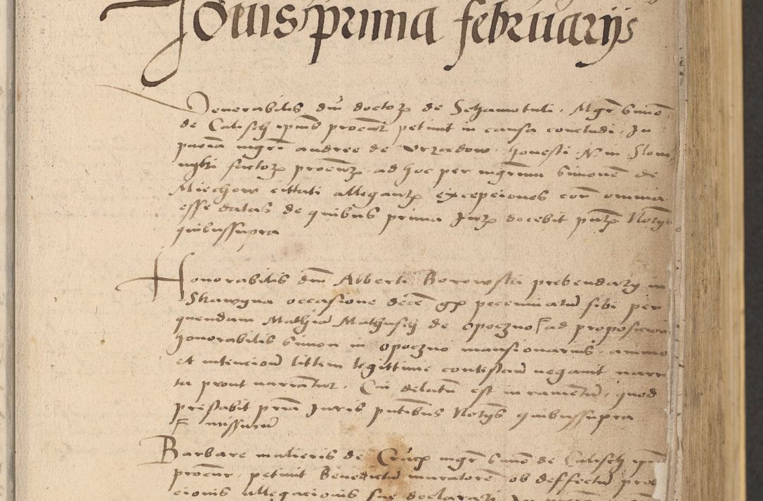 Zdjęcie nr 13 dla obiektu archiwalnego: Acta actorum coram reverendo patre domino Nicolao Bedlenski scholastico vicarioque in spiritualibus gernerali Cracoviensi ad annum Domini millesimum quingentesimum tricesimum septimum, cuius indicio est decima, pontificatus sanctissimi in Christo patris et domini nostri domini Pauli divina providencia papr tercii, anno tercio, feliciter continuantur