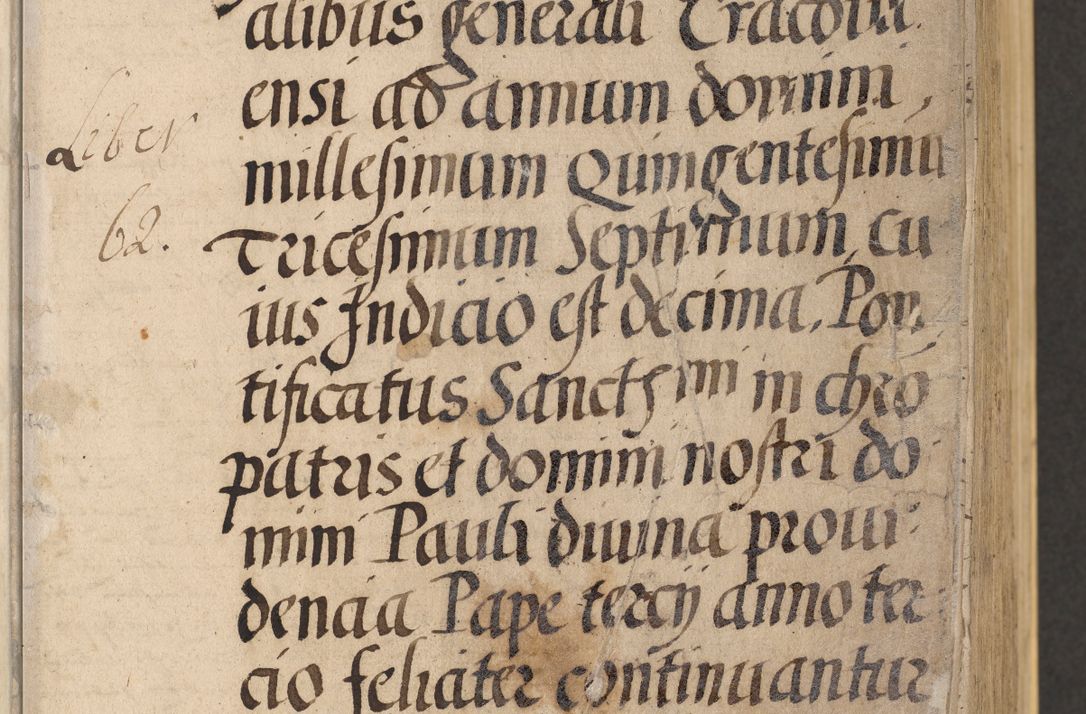 Zdjęcie nr 11 dla obiektu archiwalnego: Acta actorum coram reverendo patre domino Nicolao Bedlenski scholastico vicarioque in spiritualibus gernerali Cracoviensi ad annum Domini millesimum quingentesimum tricesimum septimum, cuius indicio est decima, pontificatus sanctissimi in Christo patris et domini nostri domini Pauli divina providencia papr tercii, anno tercio, feliciter continuantur