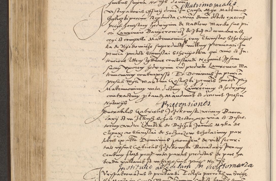 Zdjęcie nr 612 dla obiektu archiwalnego: Acta actorum coram reverendo patre domino Nicolao Bedlenski scholastico vicarioque in spiritualibus gernerali Cracoviensi ad annum Domini millesimum quingentesimum tricesimum septimum, cuius indicio est decima, pontificatus sanctissimi in Christo patris et domini nostri domini Pauli divina providencia papr tercii, anno tercio, feliciter continuantur