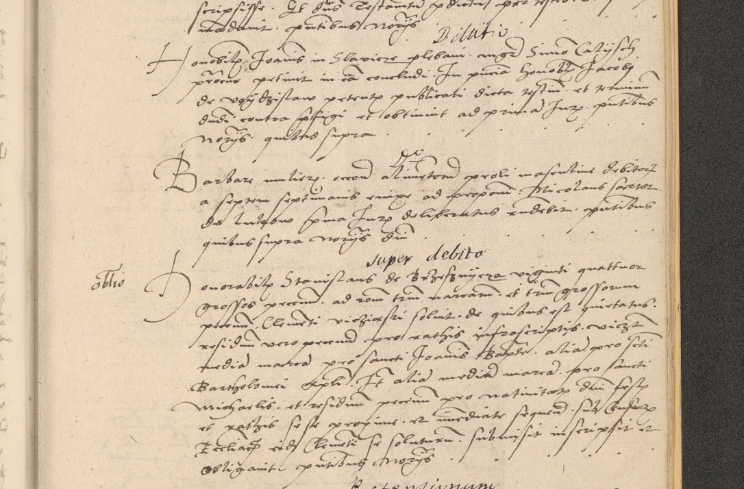 Zdjęcie nr 1065 dla obiektu archiwalnego: Acta actorum coram reverendo patre domino Nicolao Bedlenski scholastico vicarioque in spiritualibus gernerali Cracoviensi ad annum Domini millesimum quingentesimum tricesimum septimum, cuius indicio est decima, pontificatus sanctissimi in Christo patris et domini nostri domini Pauli divina providencia papr tercii, anno tercio, feliciter continuantur