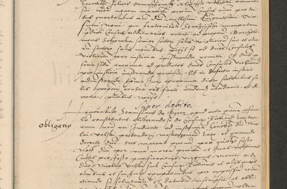 Zdjęcie nr 1063 dla obiektu archiwalnego: Acta actorum coram reverendo patre domino Nicolao Bedlenski scholastico vicarioque in spiritualibus gernerali Cracoviensi ad annum Domini millesimum quingentesimum tricesimum septimum, cuius indicio est decima, pontificatus sanctissimi in Christo patris et domini nostri domini Pauli divina providencia papr tercii, anno tercio, feliciter continuantur