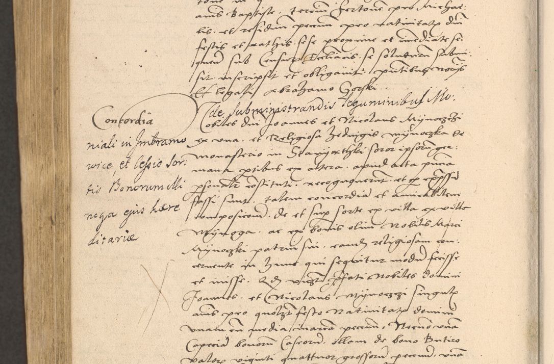 Zdjęcie nr 1058 dla obiektu archiwalnego: Acta actorum coram reverendo patre domino Nicolao Bedlenski scholastico vicarioque in spiritualibus gernerali Cracoviensi ad annum Domini millesimum quingentesimum tricesimum septimum, cuius indicio est decima, pontificatus sanctissimi in Christo patris et domini nostri domini Pauli divina providencia papr tercii, anno tercio, feliciter continuantur