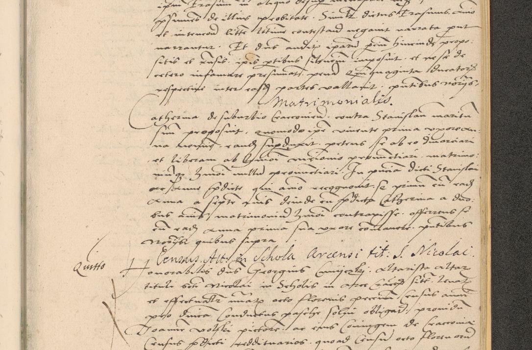 Zdjęcie nr 1051 dla obiektu archiwalnego: Acta actorum coram reverendo patre domino Nicolao Bedlenski scholastico vicarioque in spiritualibus gernerali Cracoviensi ad annum Domini millesimum quingentesimum tricesimum septimum, cuius indicio est decima, pontificatus sanctissimi in Christo patris et domini nostri domini Pauli divina providencia papr tercii, anno tercio, feliciter continuantur