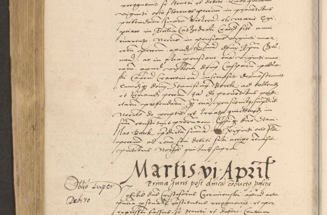 Zdjęcie nr 1048 dla obiektu archiwalnego: Acta actorum coram reverendo patre domino Nicolao Bedlenski scholastico vicarioque in spiritualibus gernerali Cracoviensi ad annum Domini millesimum quingentesimum tricesimum septimum, cuius indicio est decima, pontificatus sanctissimi in Christo patris et domini nostri domini Pauli divina providencia papr tercii, anno tercio, feliciter continuantur