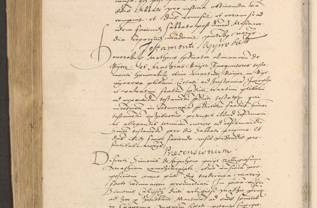Zdjęcie nr 1050 dla obiektu archiwalnego: Acta actorum coram reverendo patre domino Nicolao Bedlenski scholastico vicarioque in spiritualibus gernerali Cracoviensi ad annum Domini millesimum quingentesimum tricesimum septimum, cuius indicio est decima, pontificatus sanctissimi in Christo patris et domini nostri domini Pauli divina providencia papr tercii, anno tercio, feliciter continuantur