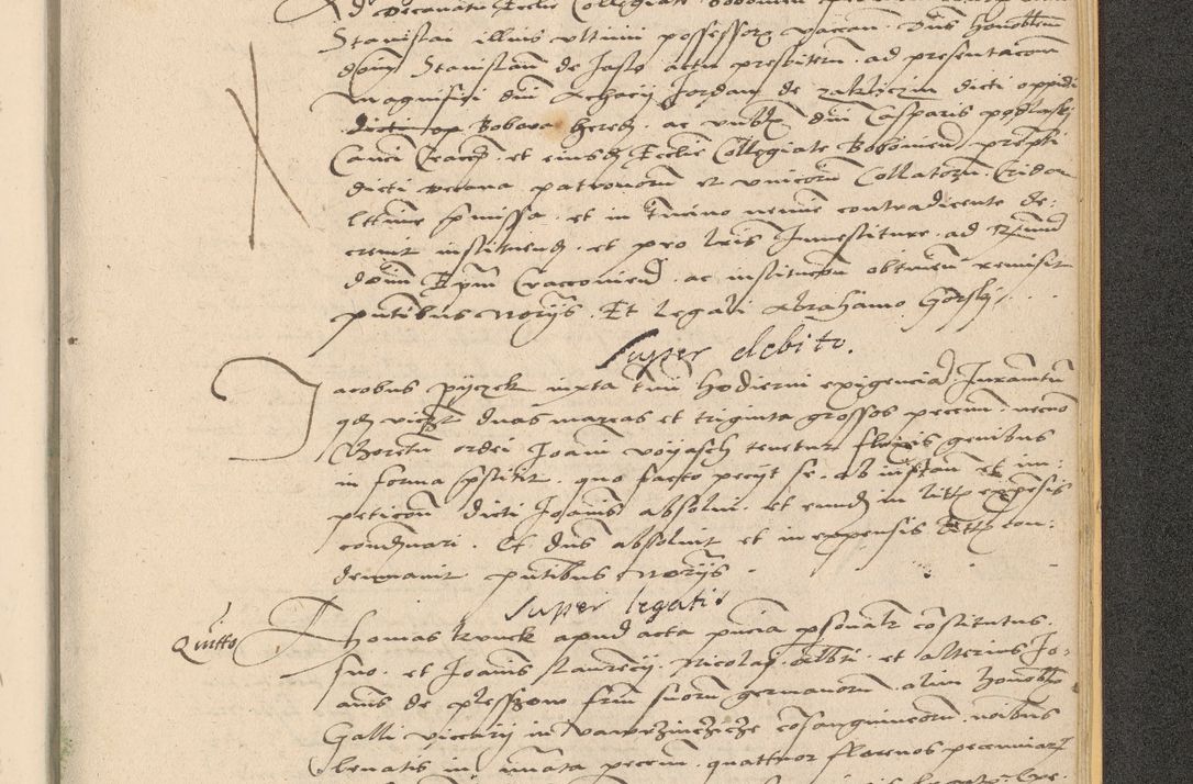 Zdjęcie nr 1053 dla obiektu archiwalnego: Acta actorum coram reverendo patre domino Nicolao Bedlenski scholastico vicarioque in spiritualibus gernerali Cracoviensi ad annum Domini millesimum quingentesimum tricesimum septimum, cuius indicio est decima, pontificatus sanctissimi in Christo patris et domini nostri domini Pauli divina providencia papr tercii, anno tercio, feliciter continuantur