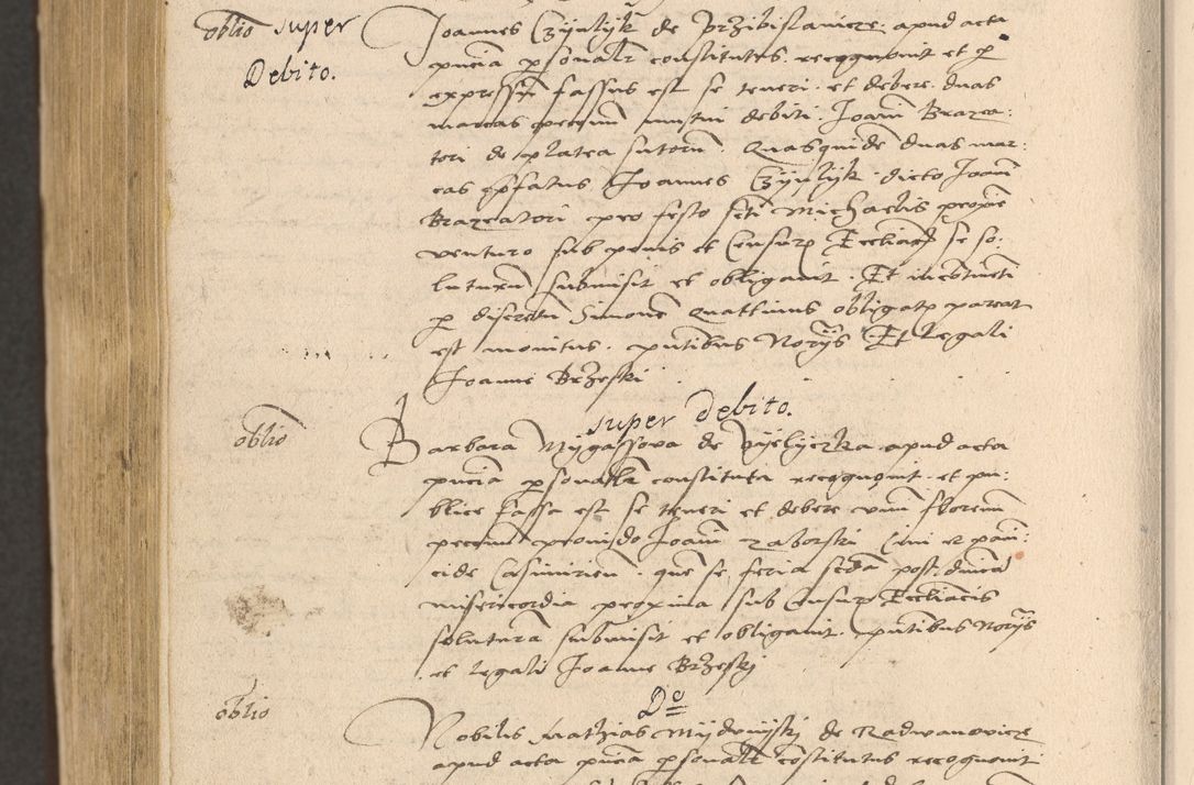 Zdjęcie nr 1044 dla obiektu archiwalnego: Acta actorum coram reverendo patre domino Nicolao Bedlenski scholastico vicarioque in spiritualibus gernerali Cracoviensi ad annum Domini millesimum quingentesimum tricesimum septimum, cuius indicio est decima, pontificatus sanctissimi in Christo patris et domini nostri domini Pauli divina providencia papr tercii, anno tercio, feliciter continuantur