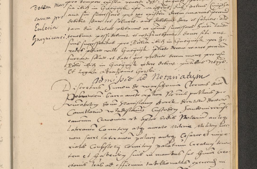 Zdjęcie nr 1045 dla obiektu archiwalnego: Acta actorum coram reverendo patre domino Nicolao Bedlenski scholastico vicarioque in spiritualibus gernerali Cracoviensi ad annum Domini millesimum quingentesimum tricesimum septimum, cuius indicio est decima, pontificatus sanctissimi in Christo patris et domini nostri domini Pauli divina providencia papr tercii, anno tercio, feliciter continuantur