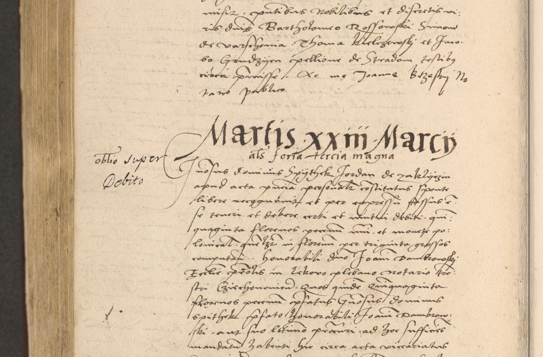 Zdjęcie nr 1040 dla obiektu archiwalnego: Acta actorum coram reverendo patre domino Nicolao Bedlenski scholastico vicarioque in spiritualibus gernerali Cracoviensi ad annum Domini millesimum quingentesimum tricesimum septimum, cuius indicio est decima, pontificatus sanctissimi in Christo patris et domini nostri domini Pauli divina providencia papr tercii, anno tercio, feliciter continuantur
