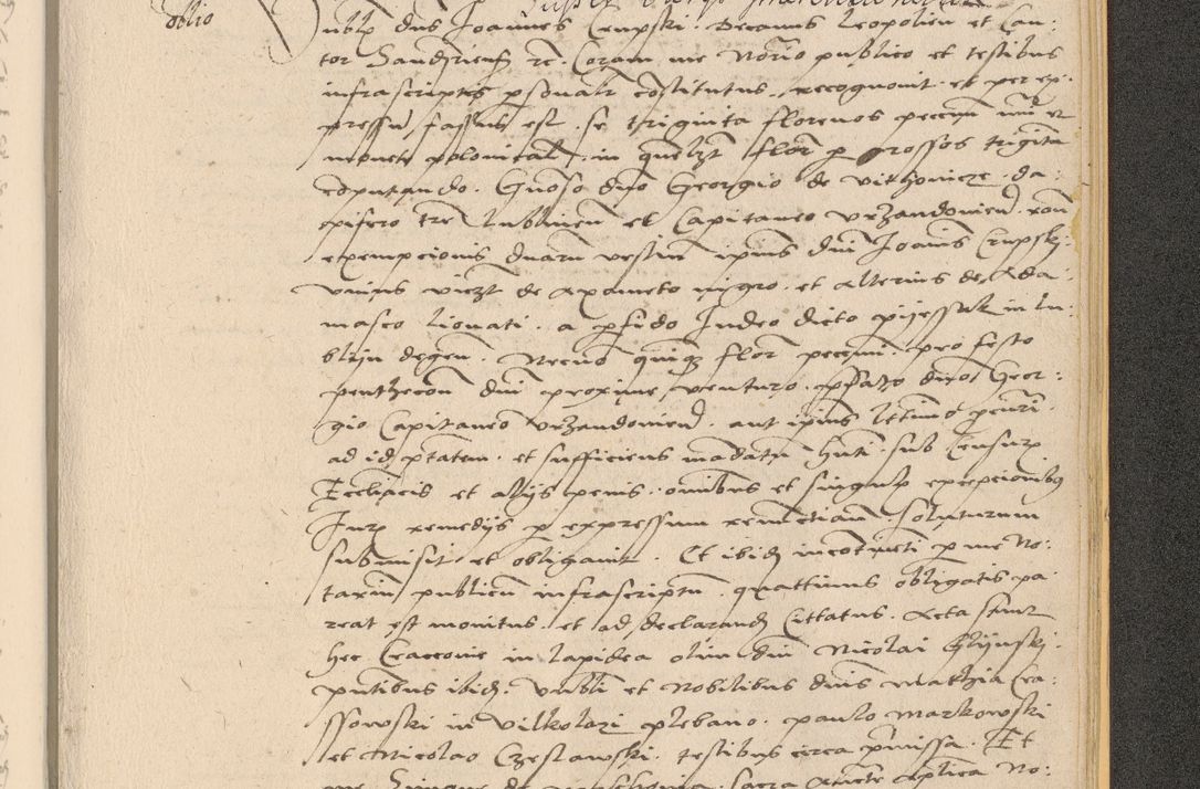 Zdjęcie nr 1043 dla obiektu archiwalnego: Acta actorum coram reverendo patre domino Nicolao Bedlenski scholastico vicarioque in spiritualibus gernerali Cracoviensi ad annum Domini millesimum quingentesimum tricesimum septimum, cuius indicio est decima, pontificatus sanctissimi in Christo patris et domini nostri domini Pauli divina providencia papr tercii, anno tercio, feliciter continuantur