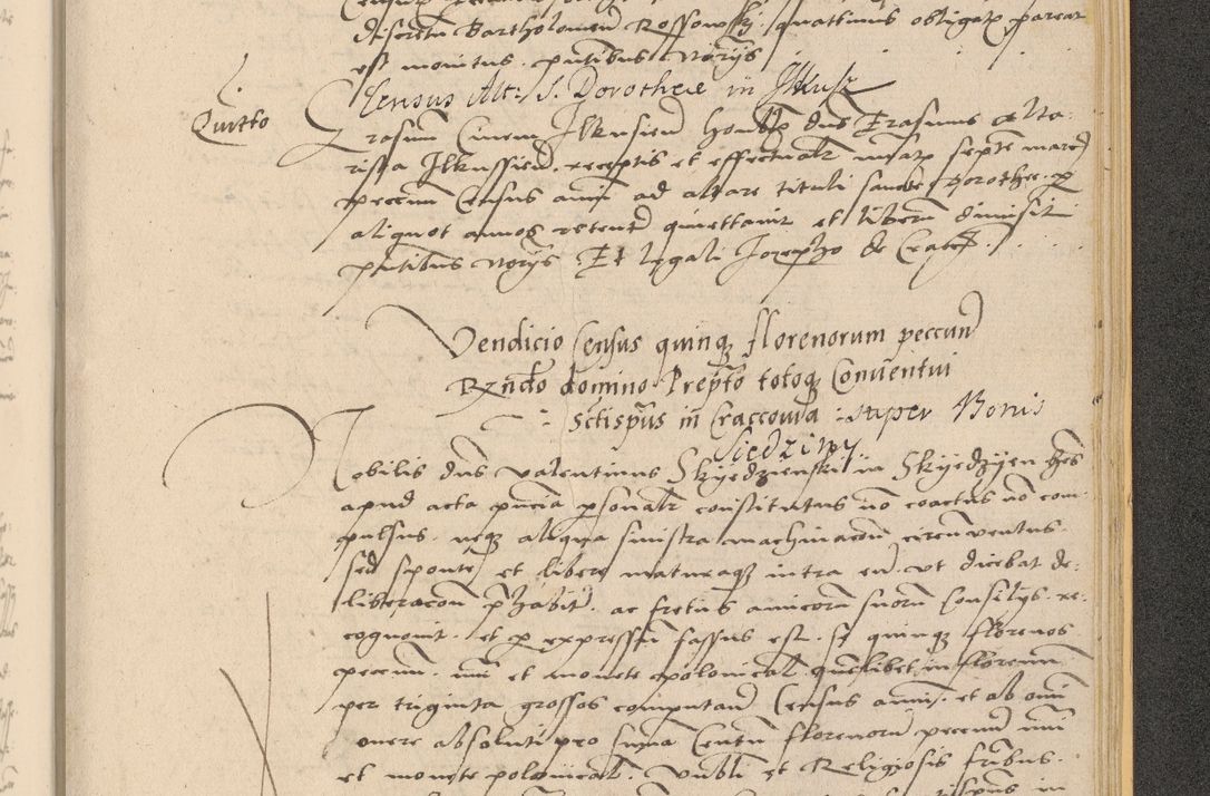 Zdjęcie nr 1029 dla obiektu archiwalnego: Acta actorum coram reverendo patre domino Nicolao Bedlenski scholastico vicarioque in spiritualibus gernerali Cracoviensi ad annum Domini millesimum quingentesimum tricesimum septimum, cuius indicio est decima, pontificatus sanctissimi in Christo patris et domini nostri domini Pauli divina providencia papr tercii, anno tercio, feliciter continuantur