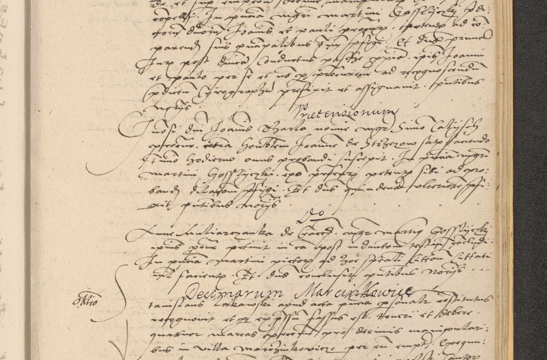 Zdjęcie nr 1017 dla obiektu archiwalnego: Acta actorum coram reverendo patre domino Nicolao Bedlenski scholastico vicarioque in spiritualibus gernerali Cracoviensi ad annum Domini millesimum quingentesimum tricesimum septimum, cuius indicio est decima, pontificatus sanctissimi in Christo patris et domini nostri domini Pauli divina providencia papr tercii, anno tercio, feliciter continuantur