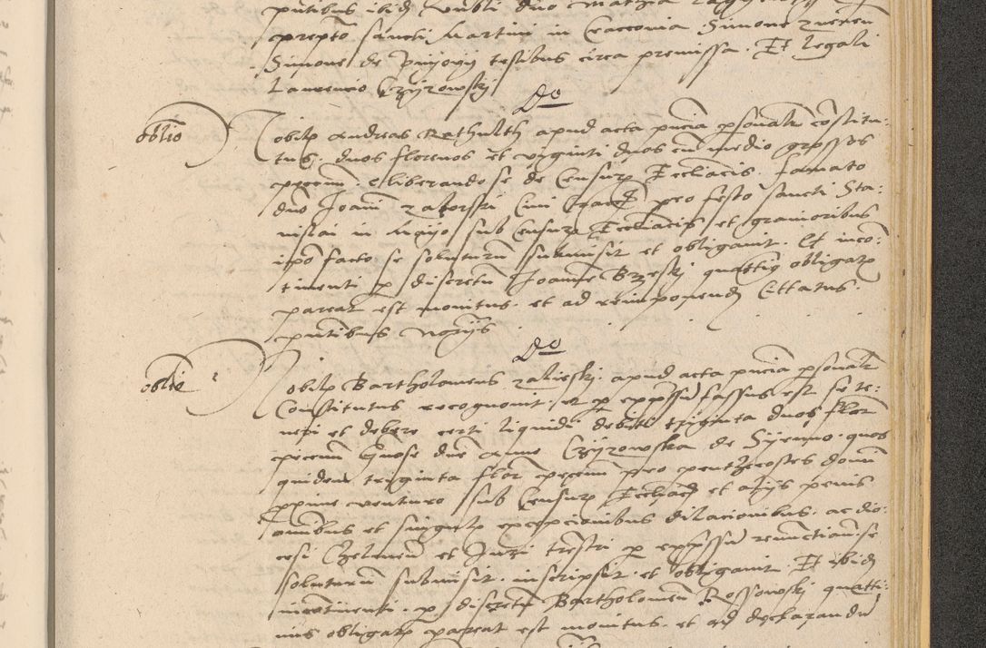 Zdjęcie nr 1011 dla obiektu archiwalnego: Acta actorum coram reverendo patre domino Nicolao Bedlenski scholastico vicarioque in spiritualibus gernerali Cracoviensi ad annum Domini millesimum quingentesimum tricesimum septimum, cuius indicio est decima, pontificatus sanctissimi in Christo patris et domini nostri domini Pauli divina providencia papr tercii, anno tercio, feliciter continuantur