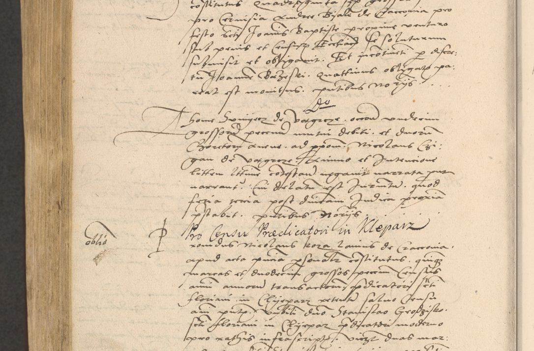 Zdjęcie nr 1010 dla obiektu archiwalnego: Acta actorum coram reverendo patre domino Nicolao Bedlenski scholastico vicarioque in spiritualibus gernerali Cracoviensi ad annum Domini millesimum quingentesimum tricesimum septimum, cuius indicio est decima, pontificatus sanctissimi in Christo patris et domini nostri domini Pauli divina providencia papr tercii, anno tercio, feliciter continuantur