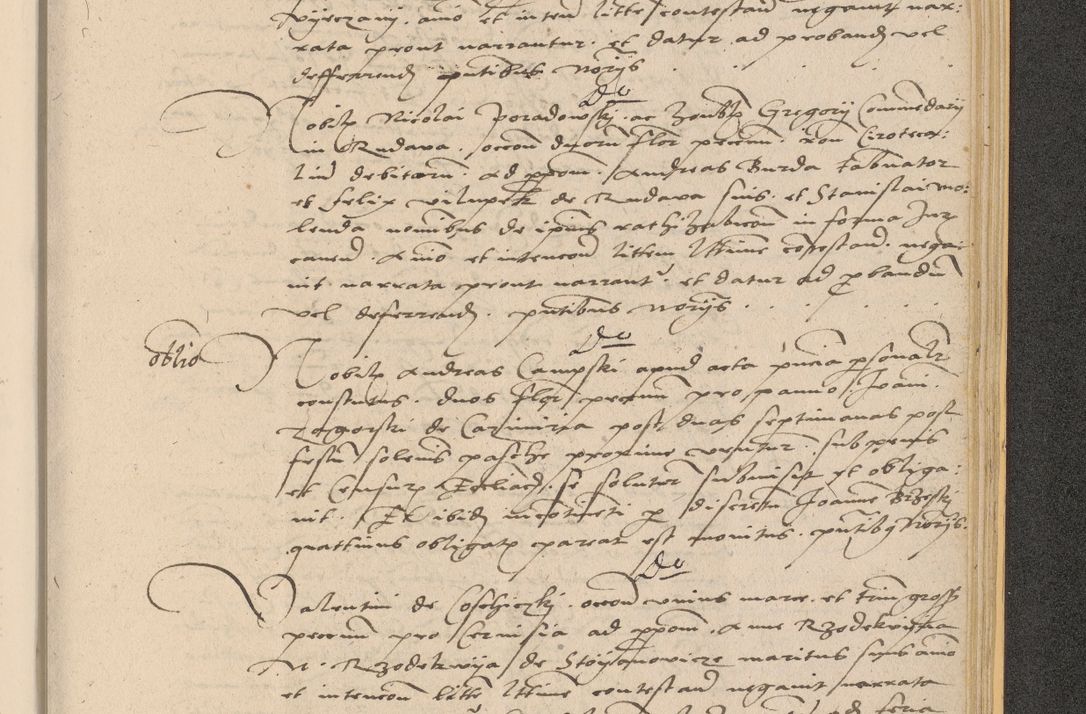 Zdjęcie nr 1009 dla obiektu archiwalnego: Acta actorum coram reverendo patre domino Nicolao Bedlenski scholastico vicarioque in spiritualibus gernerali Cracoviensi ad annum Domini millesimum quingentesimum tricesimum septimum, cuius indicio est decima, pontificatus sanctissimi in Christo patris et domini nostri domini Pauli divina providencia papr tercii, anno tercio, feliciter continuantur