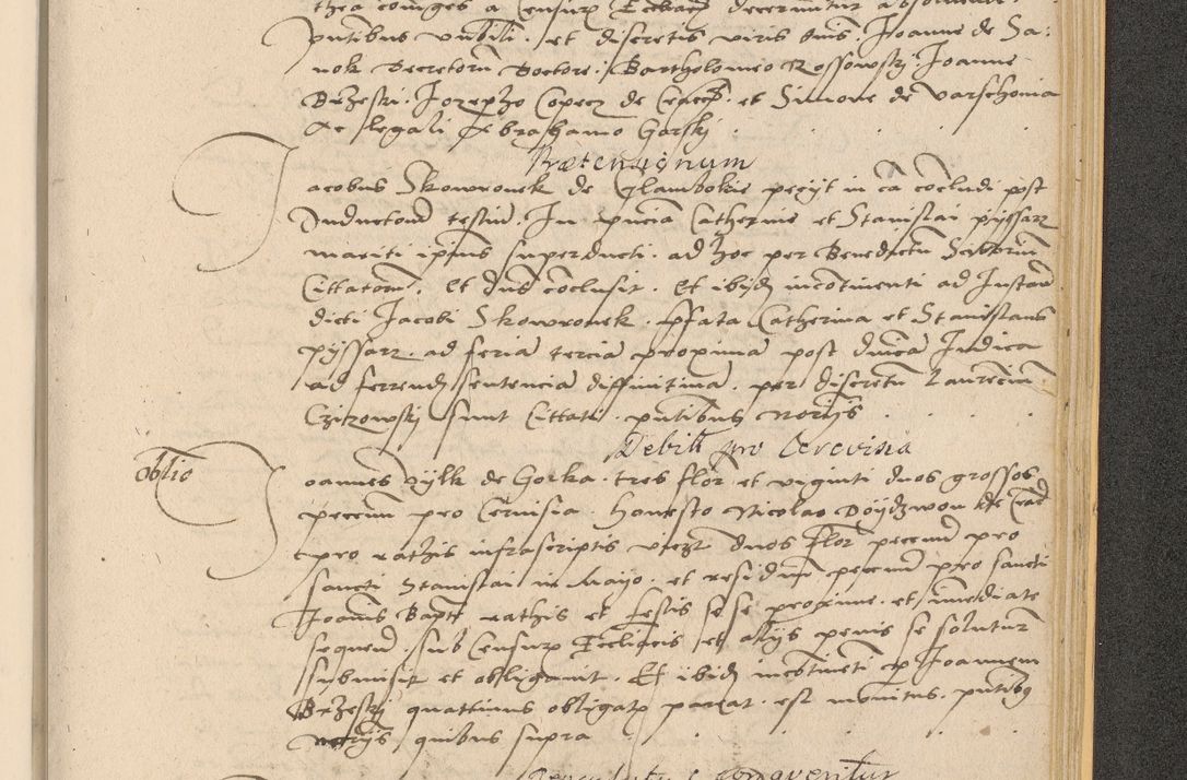 Zdjęcie nr 1007 dla obiektu archiwalnego: Acta actorum coram reverendo patre domino Nicolao Bedlenski scholastico vicarioque in spiritualibus gernerali Cracoviensi ad annum Domini millesimum quingentesimum tricesimum septimum, cuius indicio est decima, pontificatus sanctissimi in Christo patris et domini nostri domini Pauli divina providencia papr tercii, anno tercio, feliciter continuantur