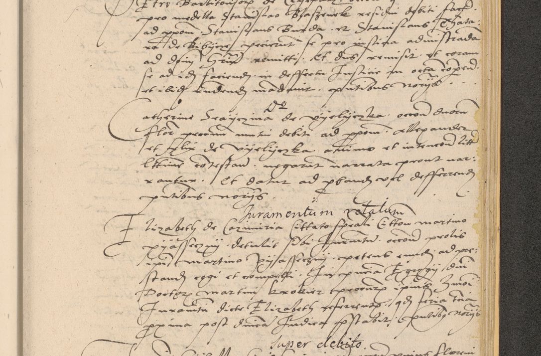 Zdjęcie nr 1003 dla obiektu archiwalnego: Acta actorum coram reverendo patre domino Nicolao Bedlenski scholastico vicarioque in spiritualibus gernerali Cracoviensi ad annum Domini millesimum quingentesimum tricesimum septimum, cuius indicio est decima, pontificatus sanctissimi in Christo patris et domini nostri domini Pauli divina providencia papr tercii, anno tercio, feliciter continuantur