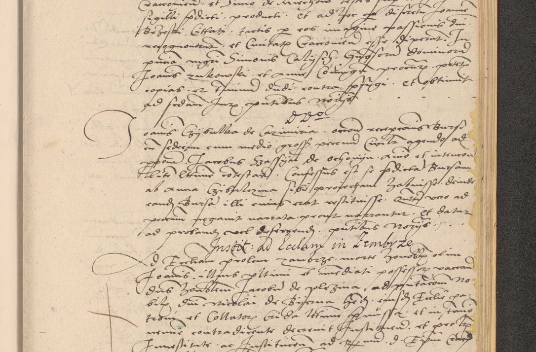 Zdjęcie nr 1001 dla obiektu archiwalnego: Acta actorum coram reverendo patre domino Nicolao Bedlenski scholastico vicarioque in spiritualibus gernerali Cracoviensi ad annum Domini millesimum quingentesimum tricesimum septimum, cuius indicio est decima, pontificatus sanctissimi in Christo patris et domini nostri domini Pauli divina providencia papr tercii, anno tercio, feliciter continuantur