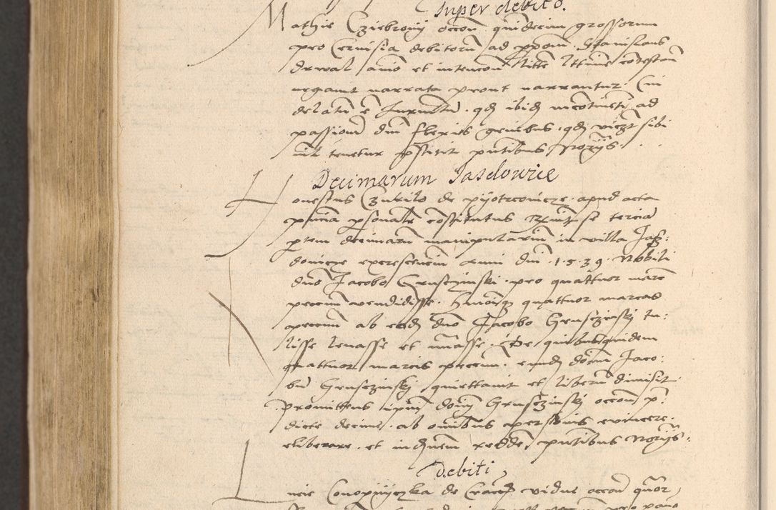 Zdjęcie nr 996 dla obiektu archiwalnego: Acta actorum coram reverendo patre domino Nicolao Bedlenski scholastico vicarioque in spiritualibus gernerali Cracoviensi ad annum Domini millesimum quingentesimum tricesimum septimum, cuius indicio est decima, pontificatus sanctissimi in Christo patris et domini nostri domini Pauli divina providencia papr tercii, anno tercio, feliciter continuantur