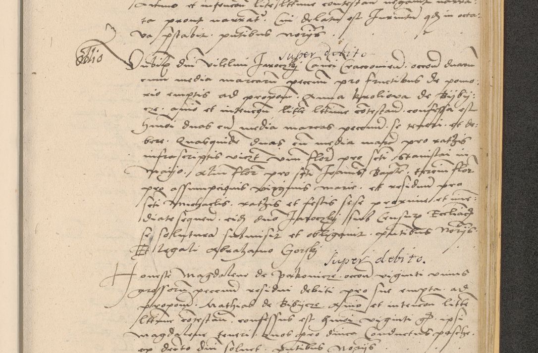 Zdjęcie nr 993 dla obiektu archiwalnego: Acta actorum coram reverendo patre domino Nicolao Bedlenski scholastico vicarioque in spiritualibus gernerali Cracoviensi ad annum Domini millesimum quingentesimum tricesimum septimum, cuius indicio est decima, pontificatus sanctissimi in Christo patris et domini nostri domini Pauli divina providencia papr tercii, anno tercio, feliciter continuantur