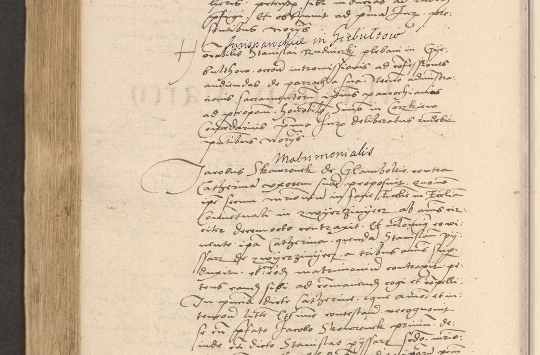 Zdjęcie nr 992 dla obiektu archiwalnego: Acta actorum coram reverendo patre domino Nicolao Bedlenski scholastico vicarioque in spiritualibus gernerali Cracoviensi ad annum Domini millesimum quingentesimum tricesimum septimum, cuius indicio est decima, pontificatus sanctissimi in Christo patris et domini nostri domini Pauli divina providencia papr tercii, anno tercio, feliciter continuantur