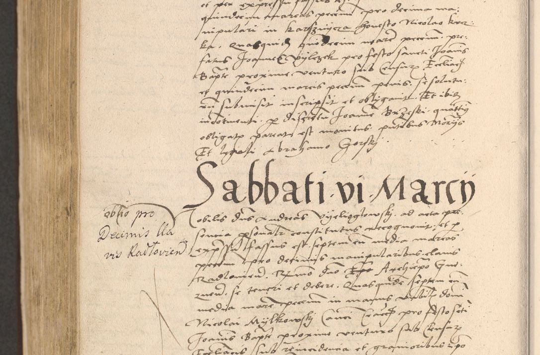 Zdjęcie nr 984 dla obiektu archiwalnego: Acta actorum coram reverendo patre domino Nicolao Bedlenski scholastico vicarioque in spiritualibus gernerali Cracoviensi ad annum Domini millesimum quingentesimum tricesimum septimum, cuius indicio est decima, pontificatus sanctissimi in Christo patris et domini nostri domini Pauli divina providencia papr tercii, anno tercio, feliciter continuantur