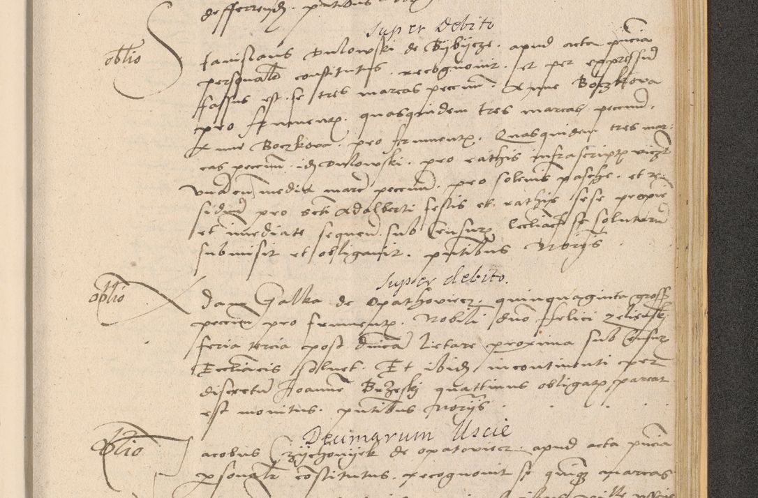 Zdjęcie nr 977 dla obiektu archiwalnego: Acta actorum coram reverendo patre domino Nicolao Bedlenski scholastico vicarioque in spiritualibus gernerali Cracoviensi ad annum Domini millesimum quingentesimum tricesimum septimum, cuius indicio est decima, pontificatus sanctissimi in Christo patris et domini nostri domini Pauli divina providencia papr tercii, anno tercio, feliciter continuantur