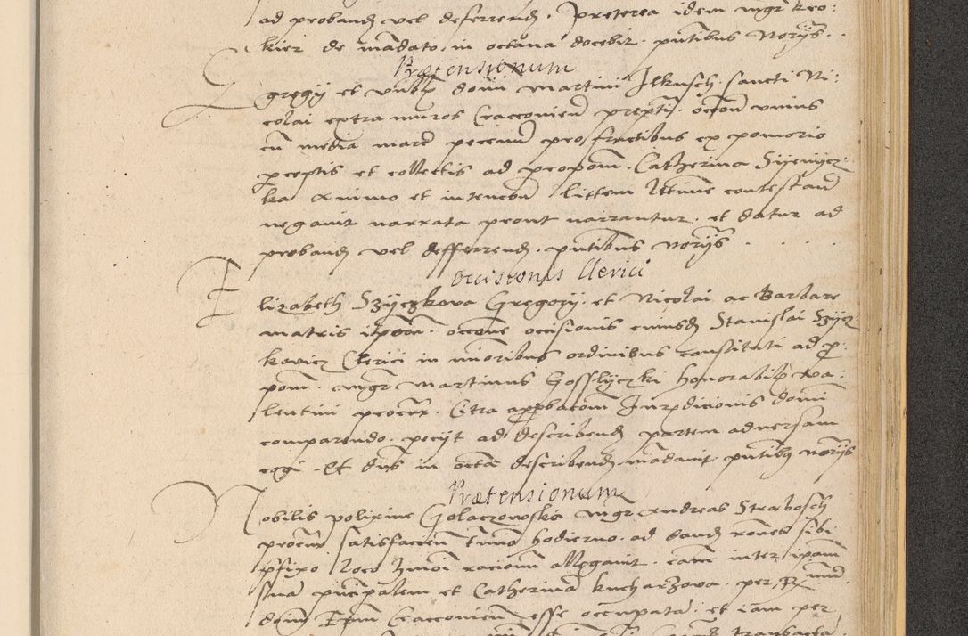 Zdjęcie nr 963 dla obiektu archiwalnego: Acta actorum coram reverendo patre domino Nicolao Bedlenski scholastico vicarioque in spiritualibus gernerali Cracoviensi ad annum Domini millesimum quingentesimum tricesimum septimum, cuius indicio est decima, pontificatus sanctissimi in Christo patris et domini nostri domini Pauli divina providencia papr tercii, anno tercio, feliciter continuantur