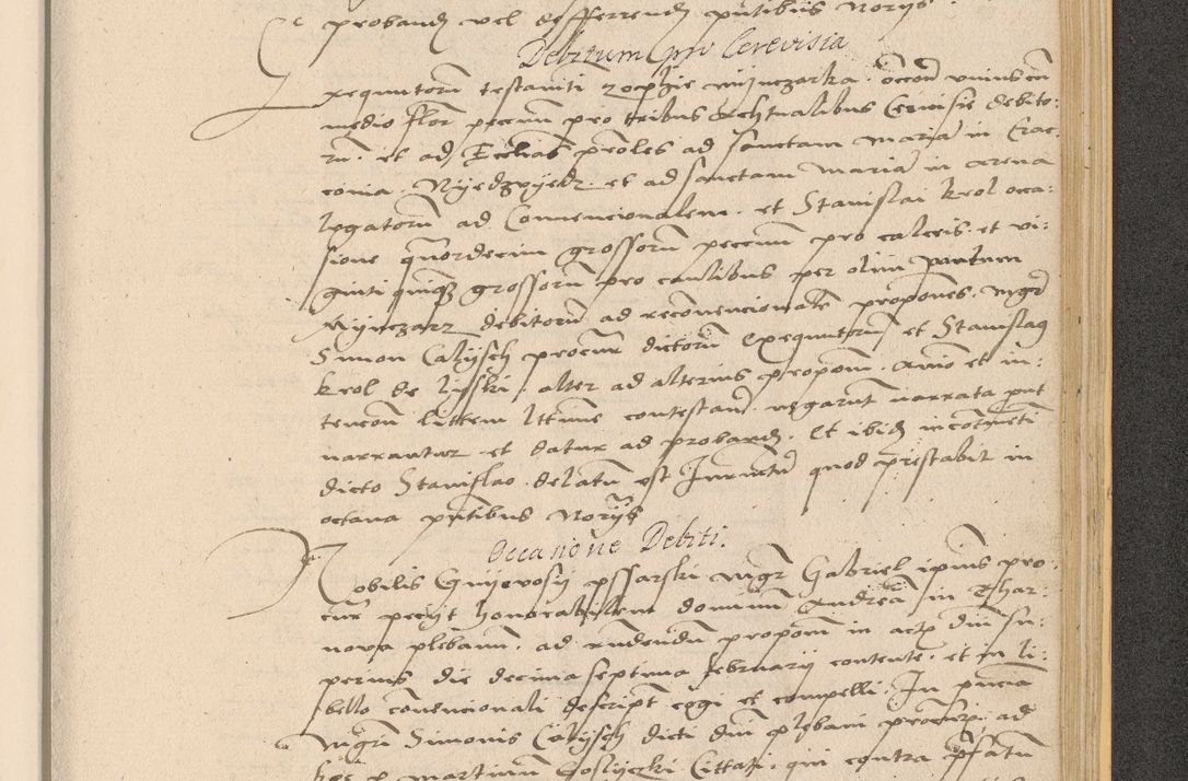 Zdjęcie nr 967 dla obiektu archiwalnego: Acta actorum coram reverendo patre domino Nicolao Bedlenski scholastico vicarioque in spiritualibus gernerali Cracoviensi ad annum Domini millesimum quingentesimum tricesimum septimum, cuius indicio est decima, pontificatus sanctissimi in Christo patris et domini nostri domini Pauli divina providencia papr tercii, anno tercio, feliciter continuantur