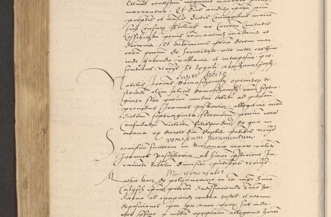 Zdjęcie nr 958 dla obiektu archiwalnego: Acta actorum coram reverendo patre domino Nicolao Bedlenski scholastico vicarioque in spiritualibus gernerali Cracoviensi ad annum Domini millesimum quingentesimum tricesimum septimum, cuius indicio est decima, pontificatus sanctissimi in Christo patris et domini nostri domini Pauli divina providencia papr tercii, anno tercio, feliciter continuantur