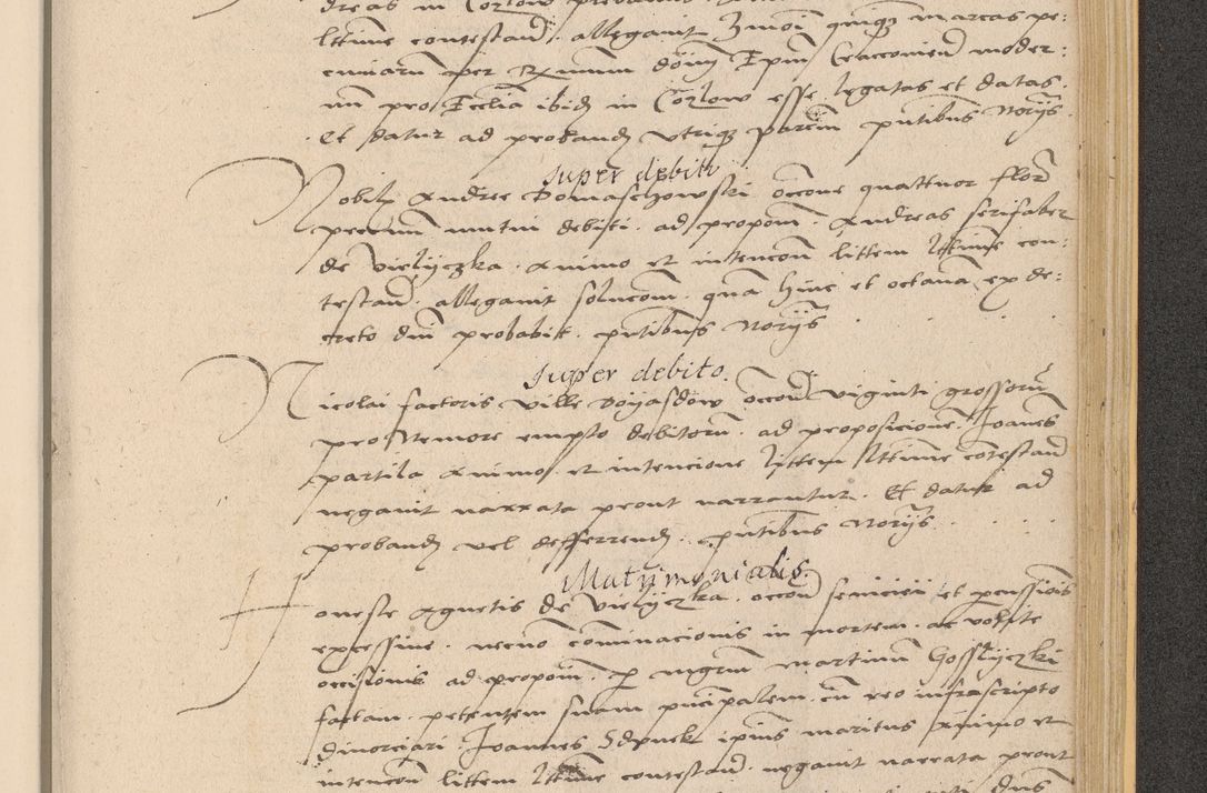 Zdjęcie nr 955 dla obiektu archiwalnego: Acta actorum coram reverendo patre domino Nicolao Bedlenski scholastico vicarioque in spiritualibus gernerali Cracoviensi ad annum Domini millesimum quingentesimum tricesimum septimum, cuius indicio est decima, pontificatus sanctissimi in Christo patris et domini nostri domini Pauli divina providencia papr tercii, anno tercio, feliciter continuantur