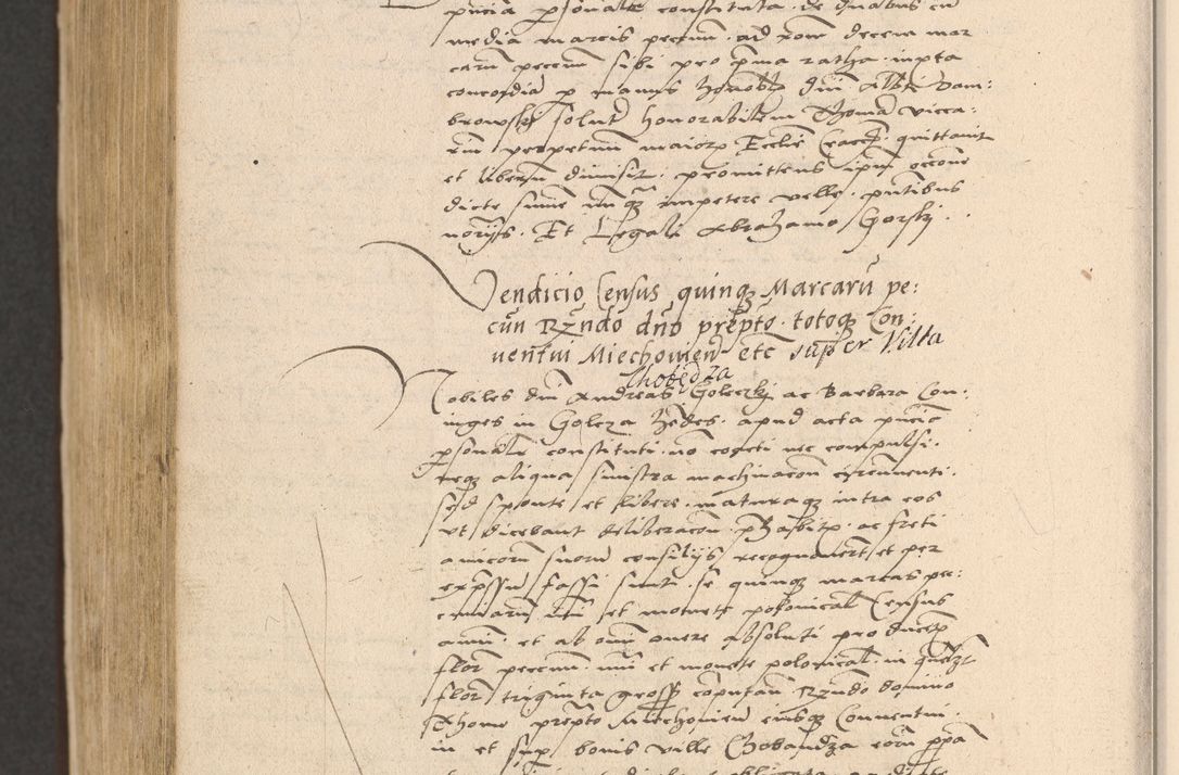 Zdjęcie nr 952 dla obiektu archiwalnego: Acta actorum coram reverendo patre domino Nicolao Bedlenski scholastico vicarioque in spiritualibus gernerali Cracoviensi ad annum Domini millesimum quingentesimum tricesimum septimum, cuius indicio est decima, pontificatus sanctissimi in Christo patris et domini nostri domini Pauli divina providencia papr tercii, anno tercio, feliciter continuantur