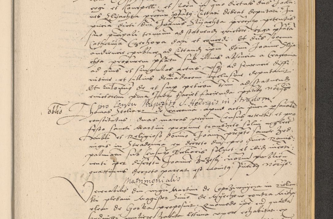 Zdjęcie nr 947 dla obiektu archiwalnego: Acta actorum coram reverendo patre domino Nicolao Bedlenski scholastico vicarioque in spiritualibus gernerali Cracoviensi ad annum Domini millesimum quingentesimum tricesimum septimum, cuius indicio est decima, pontificatus sanctissimi in Christo patris et domini nostri domini Pauli divina providencia papr tercii, anno tercio, feliciter continuantur