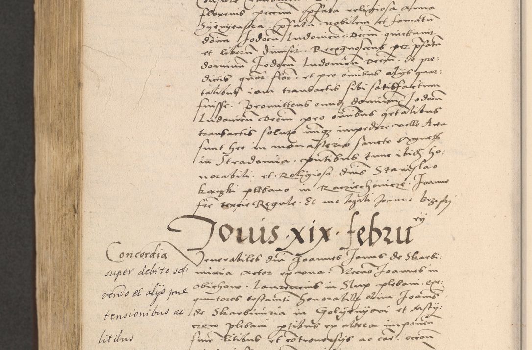 Zdjęcie nr 944 dla obiektu archiwalnego: Acta actorum coram reverendo patre domino Nicolao Bedlenski scholastico vicarioque in spiritualibus gernerali Cracoviensi ad annum Domini millesimum quingentesimum tricesimum septimum, cuius indicio est decima, pontificatus sanctissimi in Christo patris et domini nostri domini Pauli divina providencia papr tercii, anno tercio, feliciter continuantur