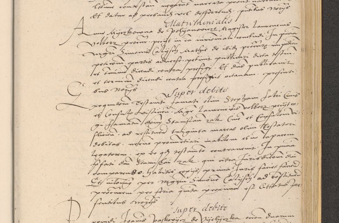 Zdjęcie nr 941 dla obiektu archiwalnego: Acta actorum coram reverendo patre domino Nicolao Bedlenski scholastico vicarioque in spiritualibus gernerali Cracoviensi ad annum Domini millesimum quingentesimum tricesimum septimum, cuius indicio est decima, pontificatus sanctissimi in Christo patris et domini nostri domini Pauli divina providencia papr tercii, anno tercio, feliciter continuantur