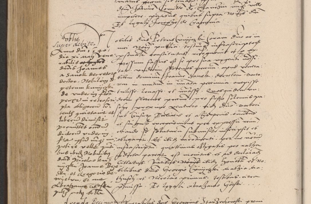 Zdjęcie nr 932 dla obiektu archiwalnego: Acta actorum coram reverendo patre domino Nicolao Bedlenski scholastico vicarioque in spiritualibus gernerali Cracoviensi ad annum Domini millesimum quingentesimum tricesimum septimum, cuius indicio est decima, pontificatus sanctissimi in Christo patris et domini nostri domini Pauli divina providencia papr tercii, anno tercio, feliciter continuantur