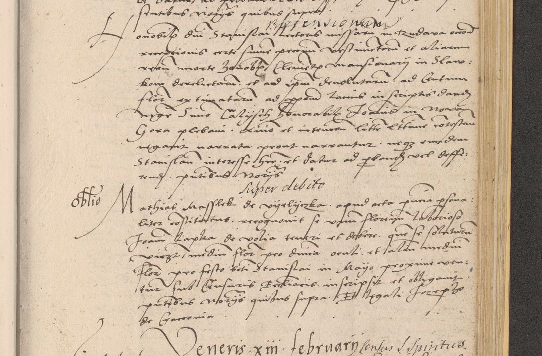 Zdjęcie nr 931 dla obiektu archiwalnego: Acta actorum coram reverendo patre domino Nicolao Bedlenski scholastico vicarioque in spiritualibus gernerali Cracoviensi ad annum Domini millesimum quingentesimum tricesimum septimum, cuius indicio est decima, pontificatus sanctissimi in Christo patris et domini nostri domini Pauli divina providencia papr tercii, anno tercio, feliciter continuantur