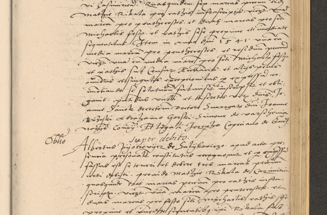 Zdjęcie nr 927 dla obiektu archiwalnego: Acta actorum coram reverendo patre domino Nicolao Bedlenski scholastico vicarioque in spiritualibus gernerali Cracoviensi ad annum Domini millesimum quingentesimum tricesimum septimum, cuius indicio est decima, pontificatus sanctissimi in Christo patris et domini nostri domini Pauli divina providencia papr tercii, anno tercio, feliciter continuantur