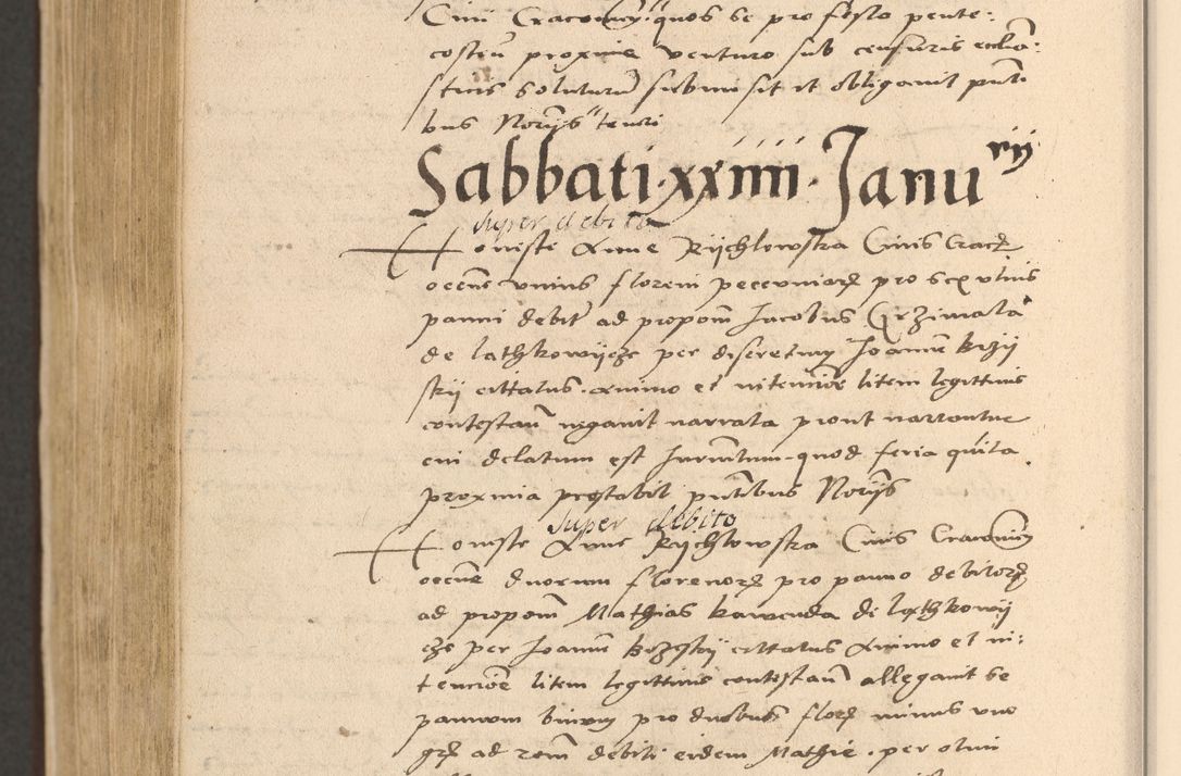 Zdjęcie nr 896 dla obiektu archiwalnego: Acta actorum coram reverendo patre domino Nicolao Bedlenski scholastico vicarioque in spiritualibus gernerali Cracoviensi ad annum Domini millesimum quingentesimum tricesimum septimum, cuius indicio est decima, pontificatus sanctissimi in Christo patris et domini nostri domini Pauli divina providencia papr tercii, anno tercio, feliciter continuantur