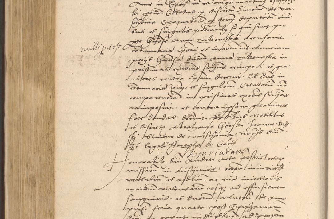 Zdjęcie nr 892 dla obiektu archiwalnego: Acta actorum coram reverendo patre domino Nicolao Bedlenski scholastico vicarioque in spiritualibus gernerali Cracoviensi ad annum Domini millesimum quingentesimum tricesimum septimum, cuius indicio est decima, pontificatus sanctissimi in Christo patris et domini nostri domini Pauli divina providencia papr tercii, anno tercio, feliciter continuantur