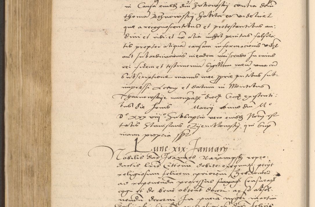 Zdjęcie nr 890 dla obiektu archiwalnego: Acta actorum coram reverendo patre domino Nicolao Bedlenski scholastico vicarioque in spiritualibus gernerali Cracoviensi ad annum Domini millesimum quingentesimum tricesimum septimum, cuius indicio est decima, pontificatus sanctissimi in Christo patris et domini nostri domini Pauli divina providencia papr tercii, anno tercio, feliciter continuantur