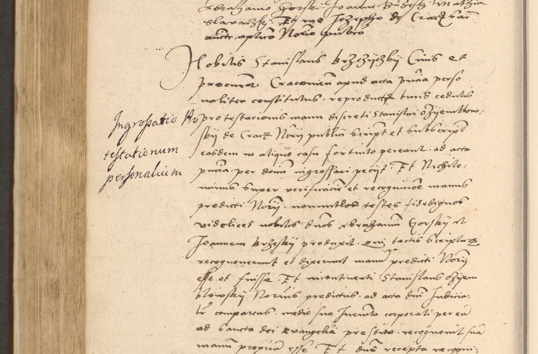 Zdjęcie nr 888 dla obiektu archiwalnego: Acta actorum coram reverendo patre domino Nicolao Bedlenski scholastico vicarioque in spiritualibus gernerali Cracoviensi ad annum Domini millesimum quingentesimum tricesimum septimum, cuius indicio est decima, pontificatus sanctissimi in Christo patris et domini nostri domini Pauli divina providencia papr tercii, anno tercio, feliciter continuantur