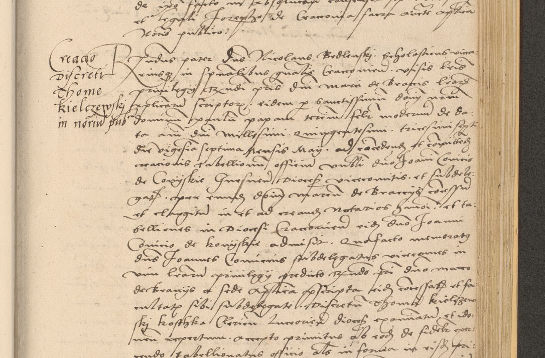 Zdjęcie nr 887 dla obiektu archiwalnego: Acta actorum coram reverendo patre domino Nicolao Bedlenski scholastico vicarioque in spiritualibus gernerali Cracoviensi ad annum Domini millesimum quingentesimum tricesimum septimum, cuius indicio est decima, pontificatus sanctissimi in Christo patris et domini nostri domini Pauli divina providencia papr tercii, anno tercio, feliciter continuantur
