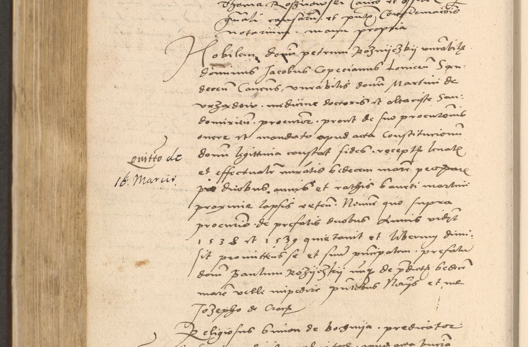 Zdjęcie nr 884 dla obiektu archiwalnego: Acta actorum coram reverendo patre domino Nicolao Bedlenski scholastico vicarioque in spiritualibus gernerali Cracoviensi ad annum Domini millesimum quingentesimum tricesimum septimum, cuius indicio est decima, pontificatus sanctissimi in Christo patris et domini nostri domini Pauli divina providencia papr tercii, anno tercio, feliciter continuantur