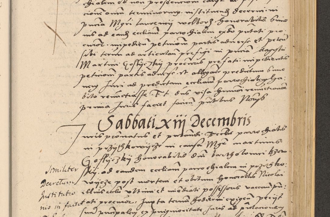 Zdjęcie nr 861 dla obiektu archiwalnego: Acta actorum coram reverendo patre domino Nicolao Bedlenski scholastico vicarioque in spiritualibus gernerali Cracoviensi ad annum Domini millesimum quingentesimum tricesimum septimum, cuius indicio est decima, pontificatus sanctissimi in Christo patris et domini nostri domini Pauli divina providencia papr tercii, anno tercio, feliciter continuantur