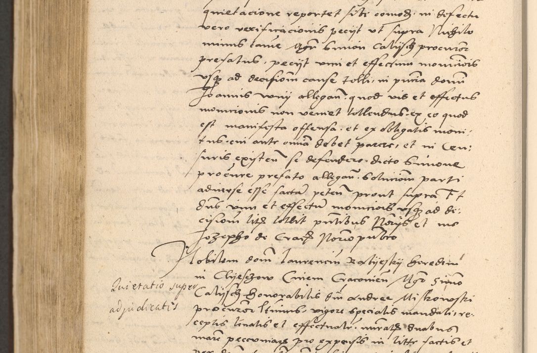 Zdjęcie nr 854 dla obiektu archiwalnego: Acta actorum coram reverendo patre domino Nicolao Bedlenski scholastico vicarioque in spiritualibus gernerali Cracoviensi ad annum Domini millesimum quingentesimum tricesimum septimum, cuius indicio est decima, pontificatus sanctissimi in Christo patris et domini nostri domini Pauli divina providencia papr tercii, anno tercio, feliciter continuantur