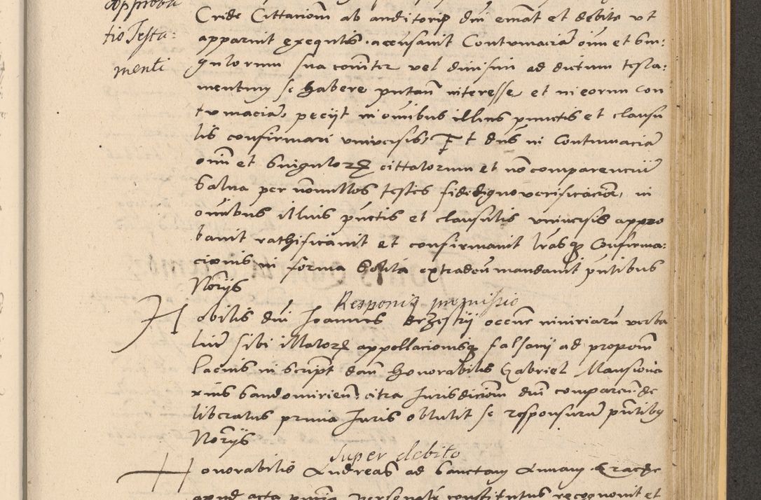 Zdjęcie nr 857 dla obiektu archiwalnego: Acta actorum coram reverendo patre domino Nicolao Bedlenski scholastico vicarioque in spiritualibus gernerali Cracoviensi ad annum Domini millesimum quingentesimum tricesimum septimum, cuius indicio est decima, pontificatus sanctissimi in Christo patris et domini nostri domini Pauli divina providencia papr tercii, anno tercio, feliciter continuantur