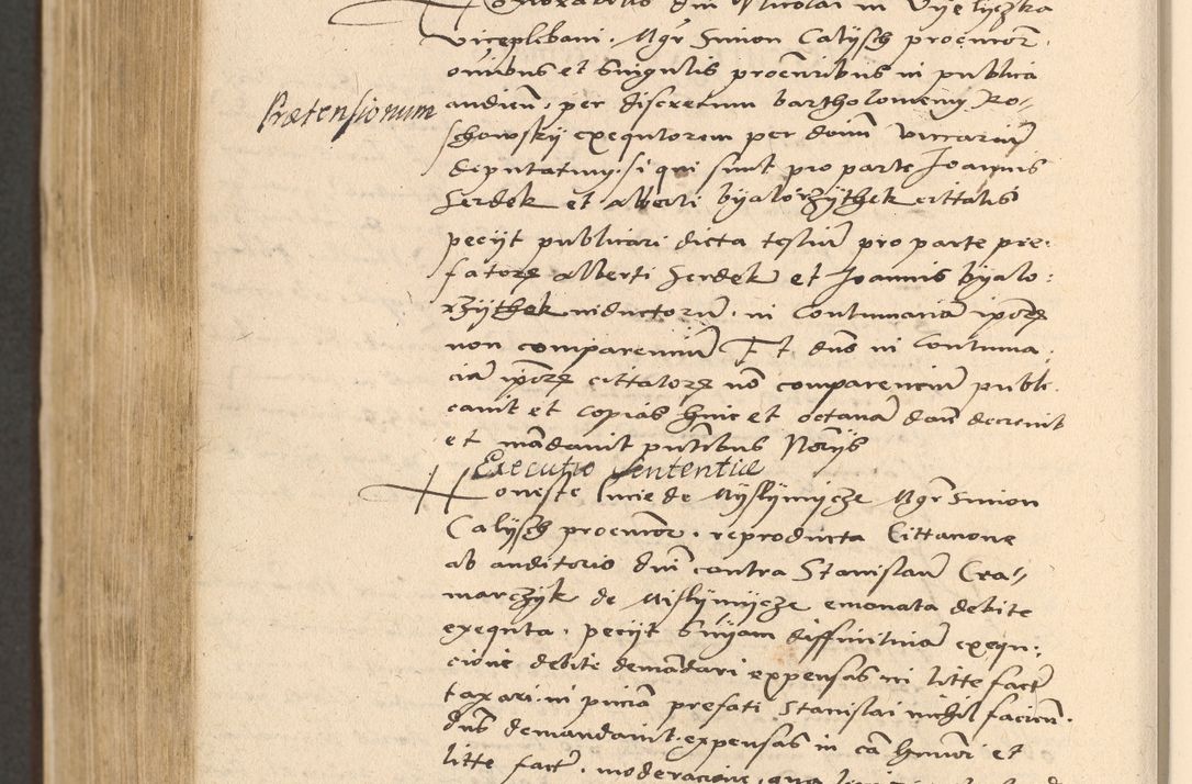 Zdjęcie nr 838 dla obiektu archiwalnego: Acta actorum coram reverendo patre domino Nicolao Bedlenski scholastico vicarioque in spiritualibus gernerali Cracoviensi ad annum Domini millesimum quingentesimum tricesimum septimum, cuius indicio est decima, pontificatus sanctissimi in Christo patris et domini nostri domini Pauli divina providencia papr tercii, anno tercio, feliciter continuantur